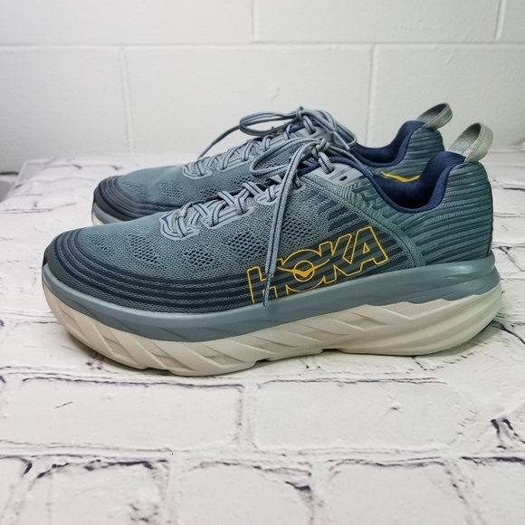 Hoka Bondi 6 majolica blue running shoes main image 6